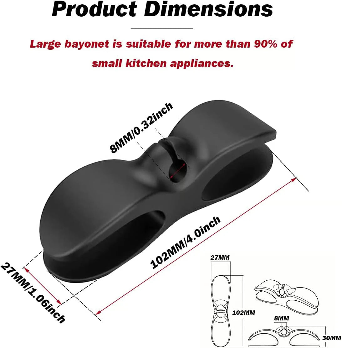 β¨ New Upgrade Cord Organizer For Kitchen Appliances