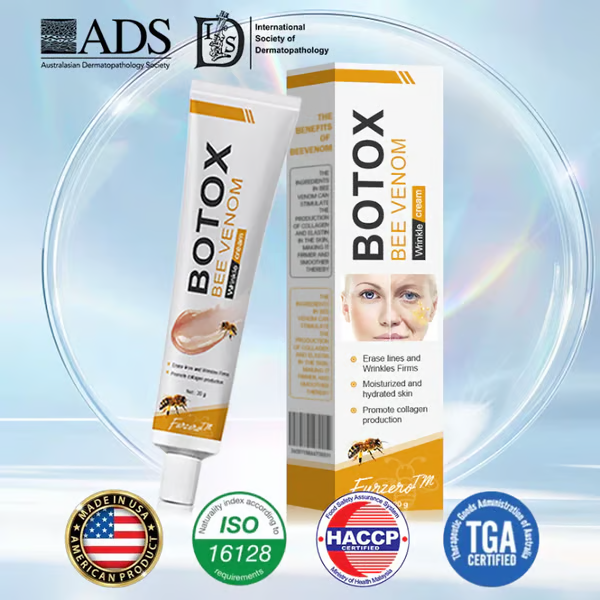 👨⚕️ Made and Shipped from US✅ Botox Bee Venom Wrinkle Removal Cream- 49% OFF