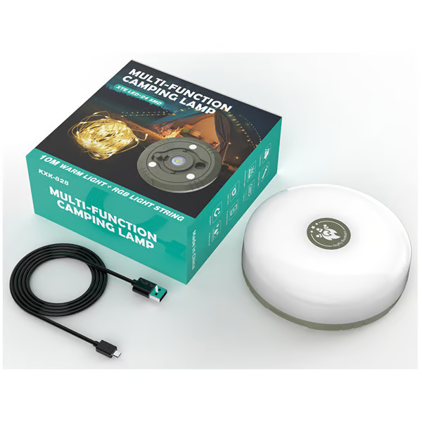 4-in-1 Retractable Camping String Lights 💡 Quick Storage, 8 Modes & Rechargeable! The Ultimate Outdoor Lighting Solution! 🔥 Limited Offer!