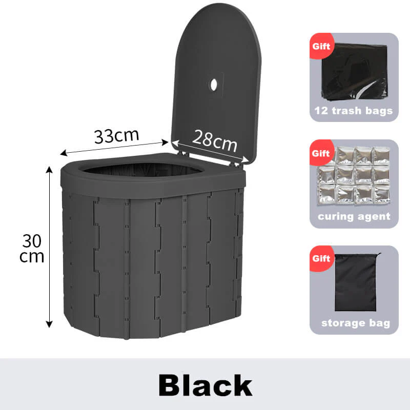 Go Anywhere, Anytime! 🚗 The Ultimate Portable & Foldable Toilet for Camping & Emergencies. Ensure Privacy & Sanity. 🏕️ Shop the Sale!