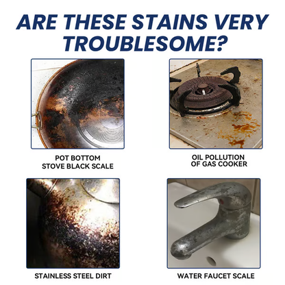 Magical Nano-Technology Stainless Steel Cleaning Paste ⚡️ SURFACE SAFE 🛡️, NO RESIDUE 💥