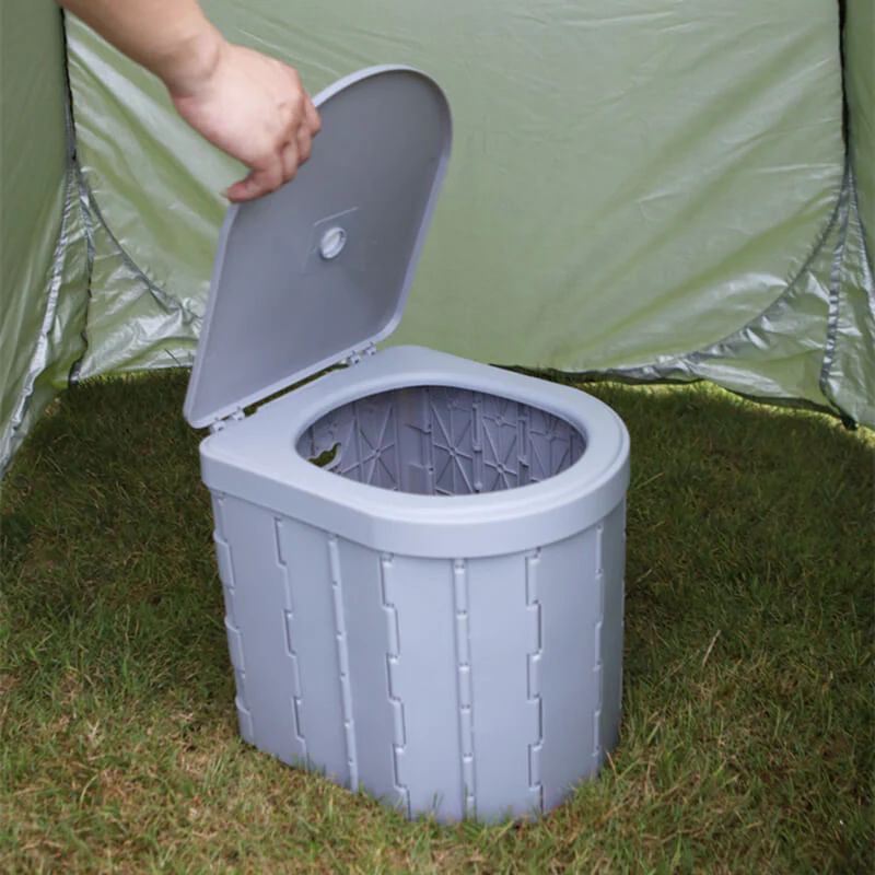 Go Anywhere, Anytime! 🚗 The Ultimate Portable & Foldable Toilet for Camping & Emergencies. Ensure Privacy & Sanity. 🏕️ Shop the Sale!
