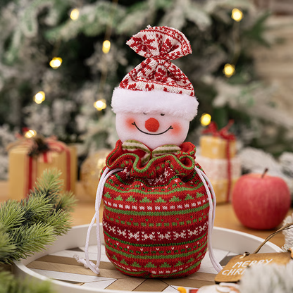🎁Christmas sale 40% off🎁Christmas Knitted Doll Gift Bags