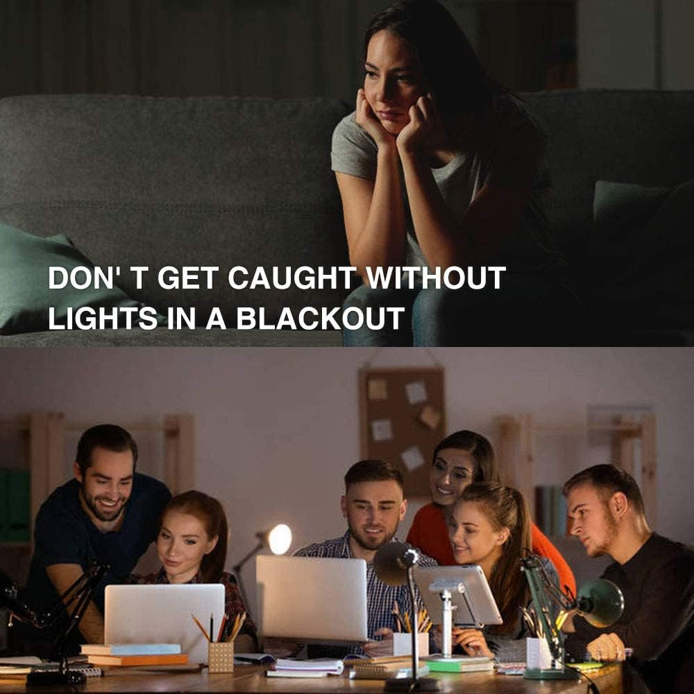 2-in-1 Rechargeable LED Bulb | Normal & Emergency Light for Home & Camping. Be Prepared for Blackouts! 🏠✨ Shop the 4-Pack Value Deal!