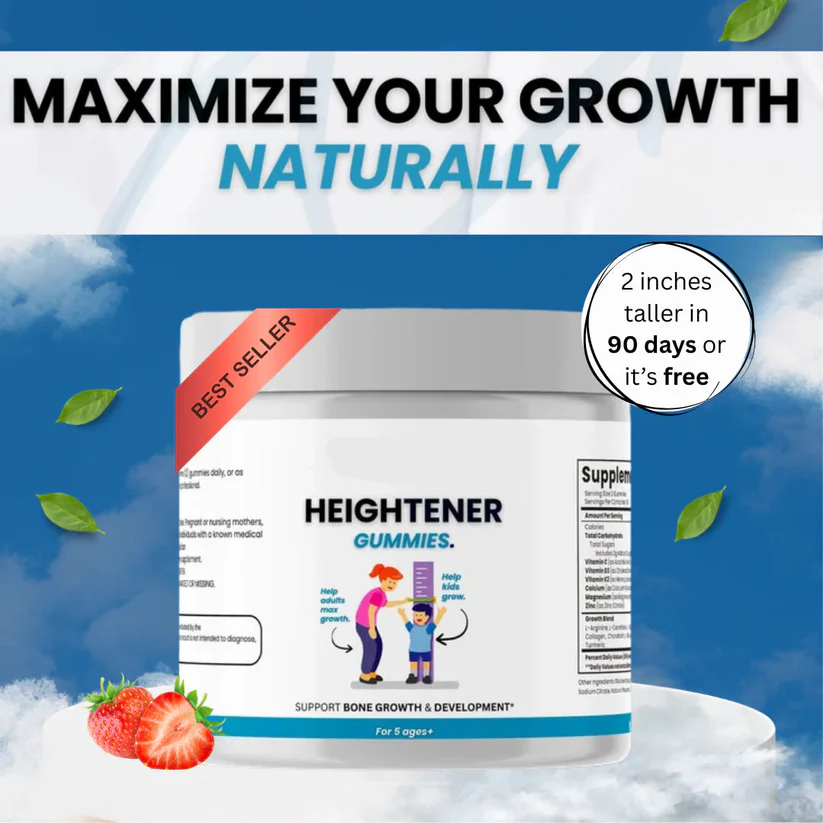 🚀 GROW TALLER, Naturally! | WonderNest™ Heightener Gummies are HERE! 🍬 Limited Stock at LAUNCH PRICE!