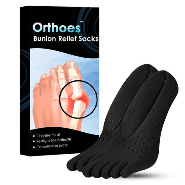 ✨ Say Goodbye to Bunion Pain! ✨ Orthoes™ Socks Correct Toes & Relieve Discomfort—Limited Time Offer!