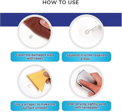 Drywall Repair Kit - ✨ Say Goodbye to Holes & Cracks! Effortlessly Fix Your Walls in Minutes. 🛠️ Limited Time Offer!