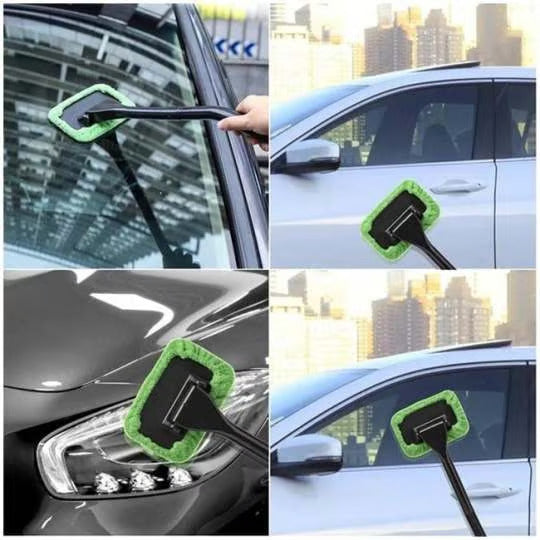 🔥 Microfiber Windshield Cleaner | Streak-Free, Waterless Cleaning in Seconds! Effortless & Effective. 🌟 Limited Time Deal!