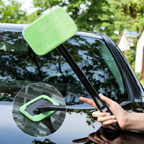 🔥 Microfiber Windshield Cleaner | Streak-Free, Waterless Cleaning in Seconds! Effortless & Effective. 🌟 Limited Time Deal!