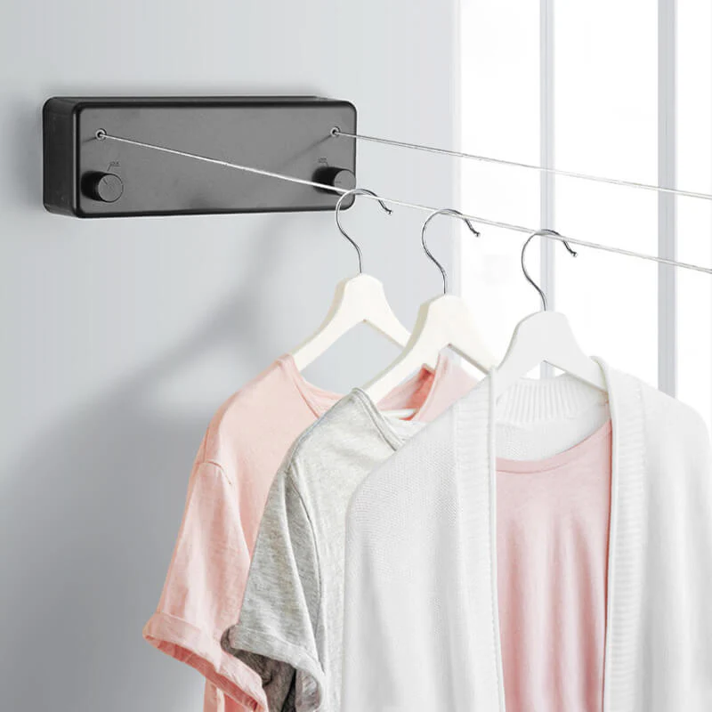 Invisible Retractable Clothesline - The Ultimate Space-Saving Solution! 🏡 Perfect for Balconies & Small Homes. 🌟 Limited Offer!