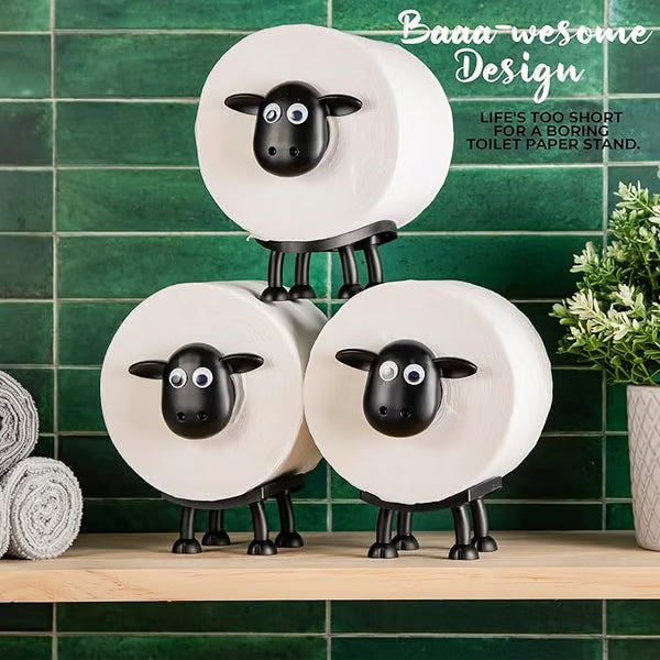 Adorable Sheep Toilet Roll Holder 🐑 | A Fun & Functional Bathroom Upgrade! ✨ Add a Touch of Charm to Your Home. 🎁 Limited Time Offer!
