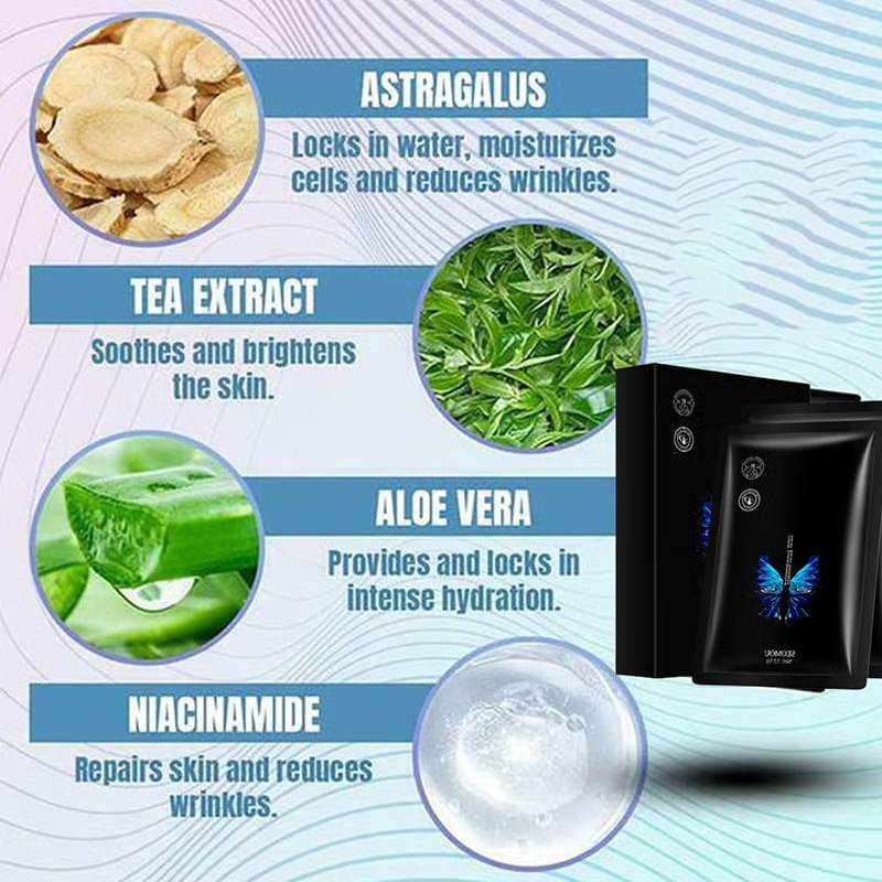 5-Pair Anti-Wrinkle Face Patches ✨ Lift & Firm Treatment