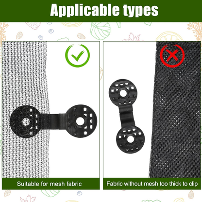 Stop Fighting with Flapping Covers! ✅ Our UV-Resistant Clips Secure Greenhouse Shades & Bird Netting in Seconds. 🛒 Shop the Sale!