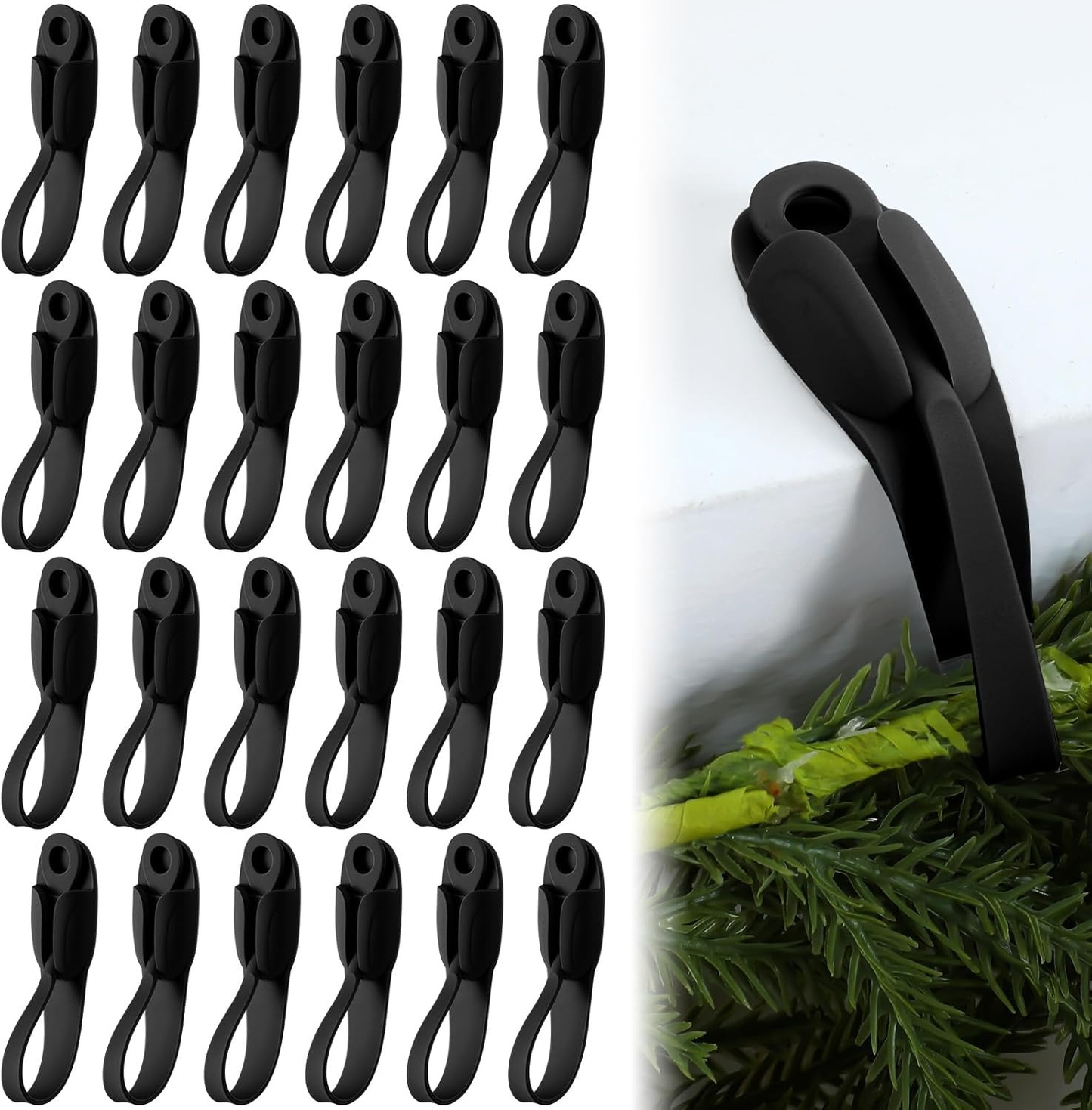 🎄Last Day 49% OFF✨6 PCS Christmas Silicone Garland Hangers