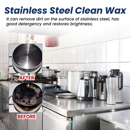 Magical Nano-Technology Stainless Steel Cleaning Paste ⚡️ SURFACE SAFE 🛡️, NO RESIDUE 💥