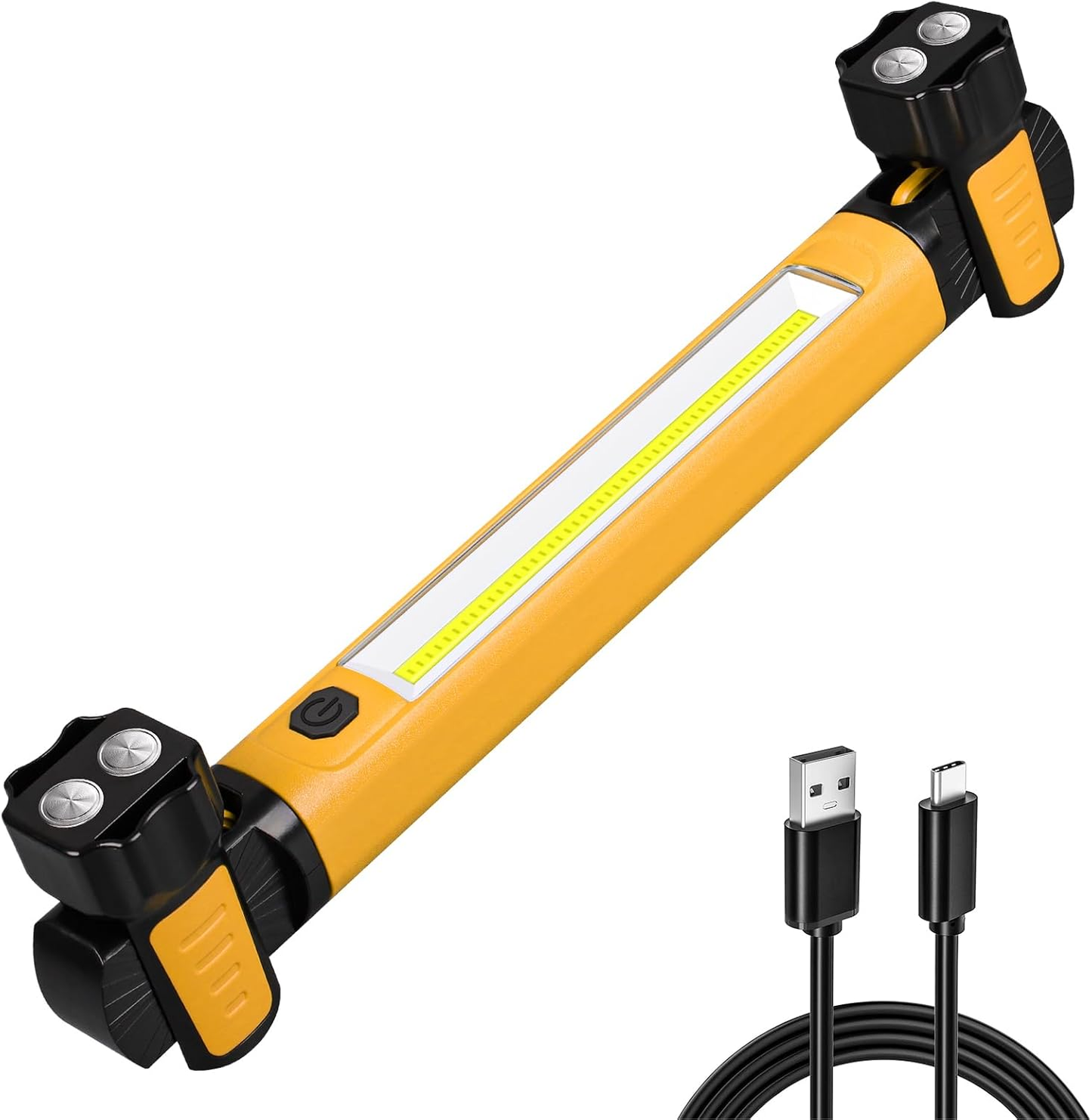 ⚡ FLASH SALE: 2500LM Magnetic Work Light ⚡ 5200mAh Cordless Bar | With Hooks & Strong Magnet | For Mechanics/Car Repair/Garage/Emergency! 🔧