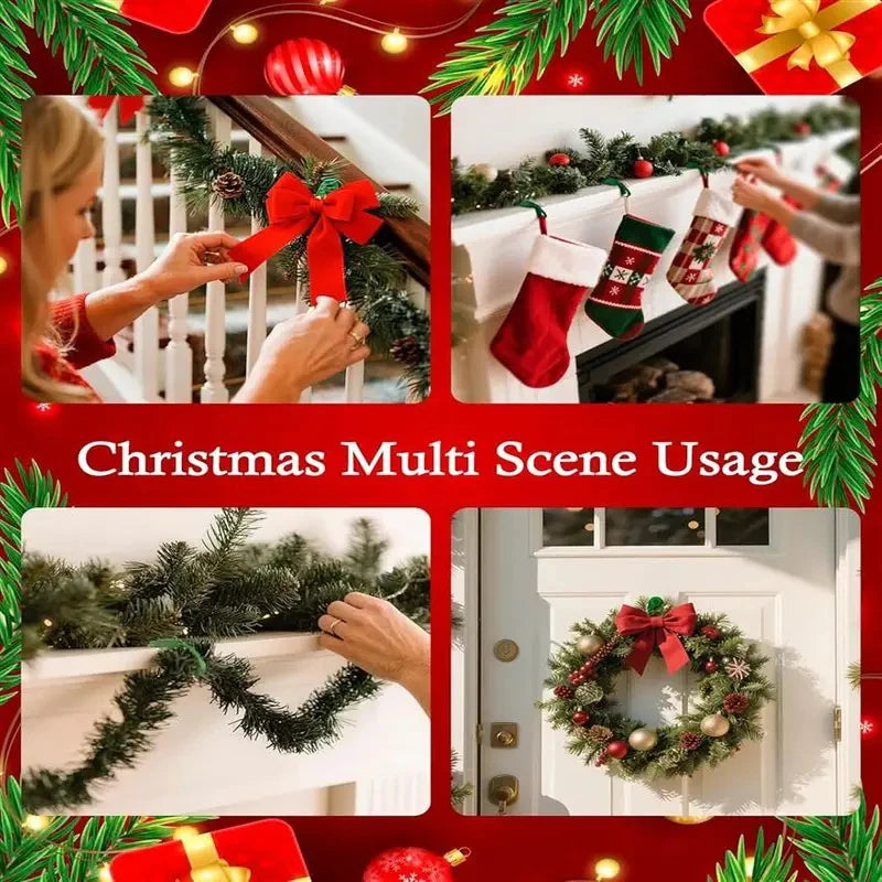 🎄Last Day 49% OFF✨6 PCS Christmas Silicone Garland Hangers