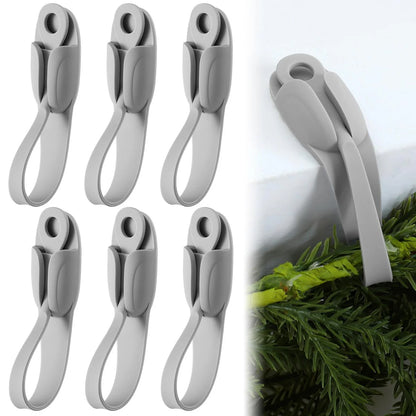 🎄Last Day 49% OFF✨6 PCS Christmas Silicone Garland Hangers