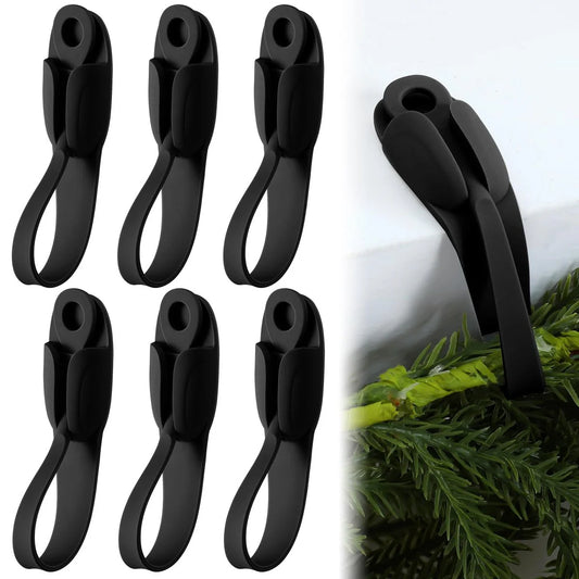 🎄Last Day 49% OFF✨6 PCS Christmas Silicone Garland Hangers