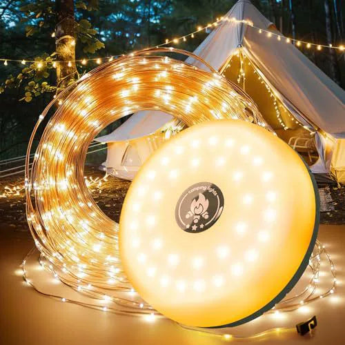 4-in-1 Retractable Camping String Lights 💡 Quick Storage, 8 Modes & Rechargeable! The Ultimate Outdoor Lighting Solution! 🔥 Limited Offer!