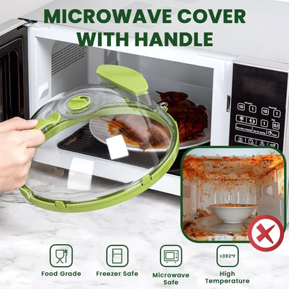 💥 STOP the Splatter! 💥 All-in-One Microwave Cover 🍽️ 🔥 LAST CHANCE - SELLING FAST! 🔥