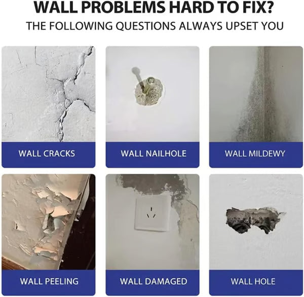 Drywall Repair Kit - ✨ Say Goodbye to Holes & Cracks! Effortlessly Fix Your Walls in Minutes. 🛠️ Limited Time Offer!