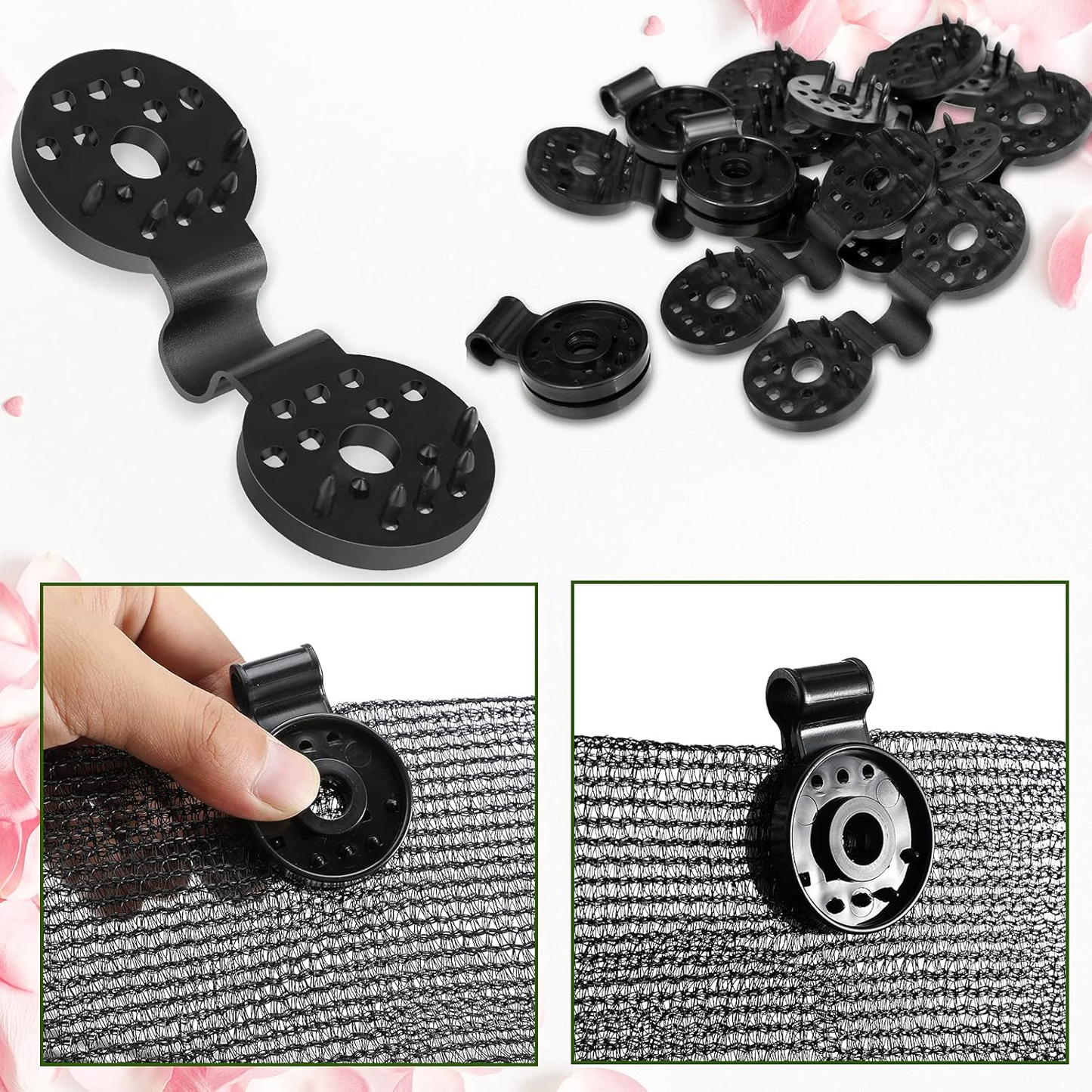 Stop Fighting with Flapping Covers! ✅ Our UV-Resistant Clips Secure Greenhouse Shades & Bird Netting in Seconds. 🛒 Shop the Sale!