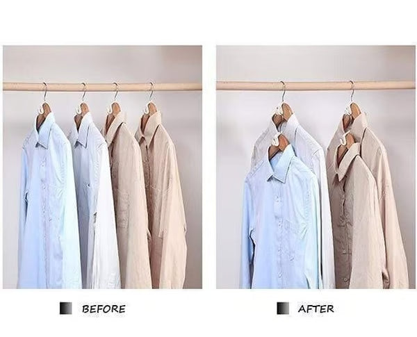 Tired of a Cluttered Closet? 😫 The Ultimate Space-Saving Hanger Connectors! Organize 5x More Clothes. 🛍️ Shop the Deal Now!