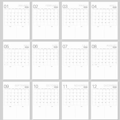 📅2026 Bucket List Spiral Calendar: Slow Down & Savor the Seasons