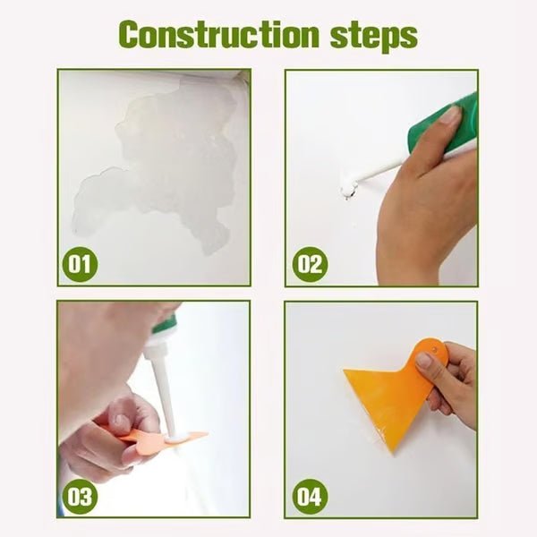 Drywall Repair Kit - ✨ Say Goodbye to Holes & Cracks! Effortlessly Fix Your Walls in Minutes. 🛠️ Limited Time Offer!