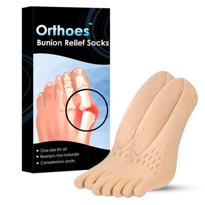 ✨ Say Goodbye to Bunion Pain! ✨ Orthoes™ Socks Correct Toes & Relieve Discomfort—Limited Time Offer!