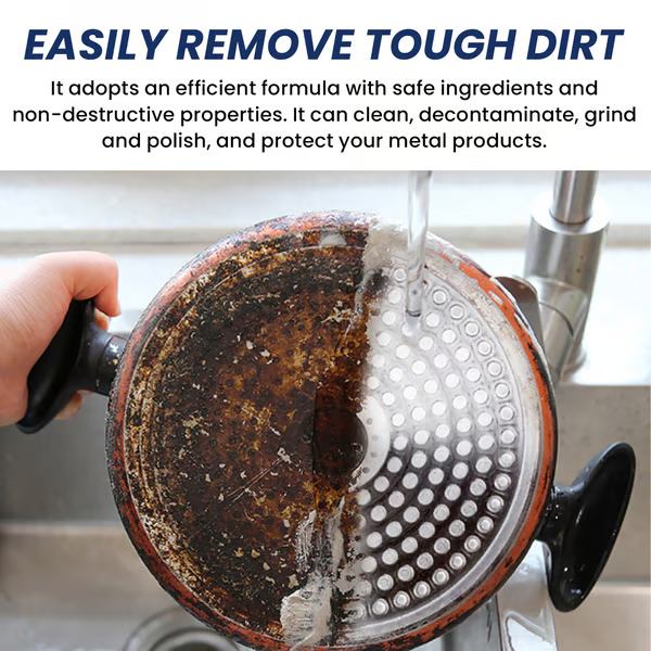 Magical Nano-Technology Stainless Steel Cleaning Paste ⚡️ SURFACE SAFE 🛡️, NO RESIDUE 💥