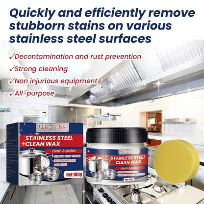 Magical Nano-Technology Stainless Steel Cleaning Paste ⚡️ SURFACE SAFE 🛡️, NO RESIDUE 💥