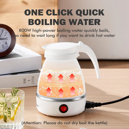 🎁Portable Foldable Electric Kettle, Collapsible, Stainless Steel