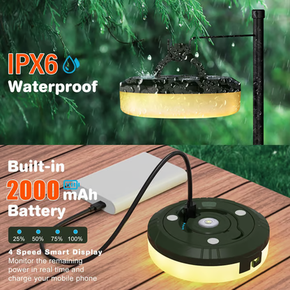 4-in-1 Retractable Camping String Lights 💡 Quick Storage, 8 Modes & Rechargeable! The Ultimate Outdoor Lighting Solution! 🔥 Limited Offer!