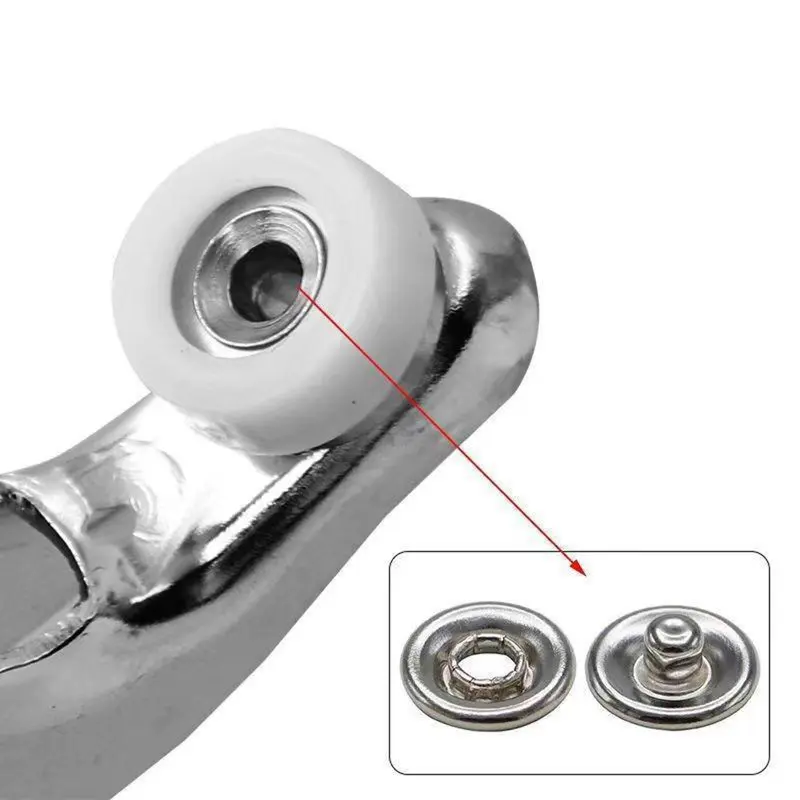 100-Piece Invisible Metal Snap Kit 🔥 with Installing Pliers | Easy DIY for Clothing, Hats & Crafts! ⏳ Limited Time Offer!