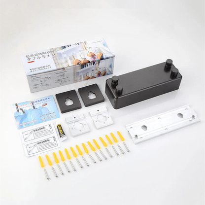 Invisible Retractable Clothesline - The Ultimate Space-Saving Solution! 🏡 Perfect for Balconies & Small Homes. 🌟 Limited Offer!